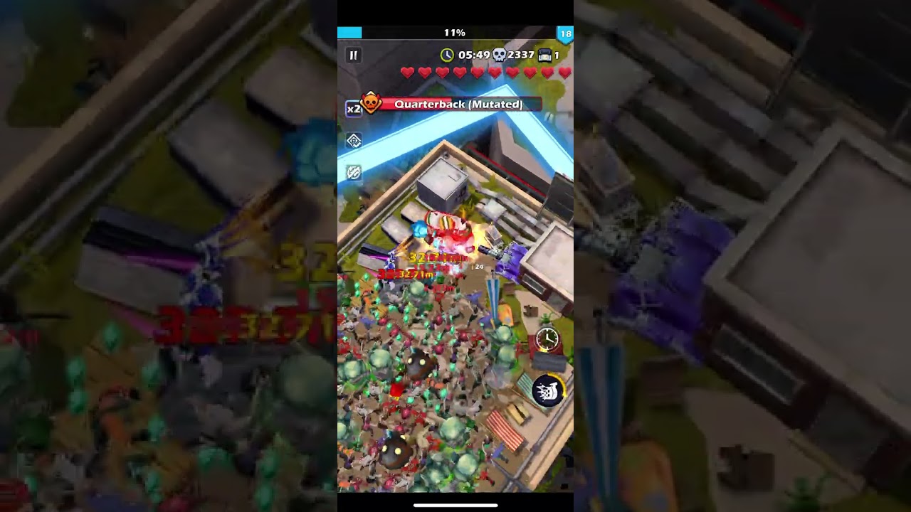 Zombie Waves Stage 80 - 2x Speed