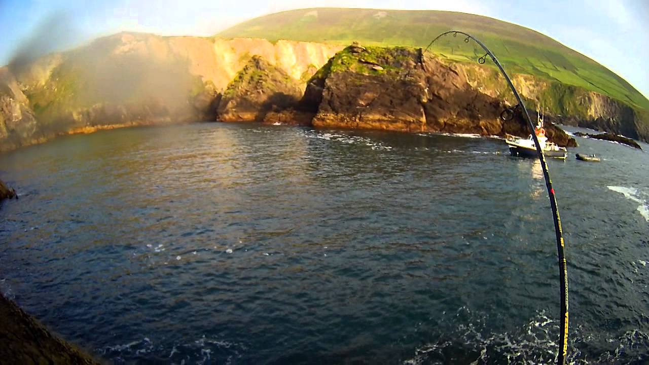 Rockfishing for Pollack at a nice place in Kerry, September 2014