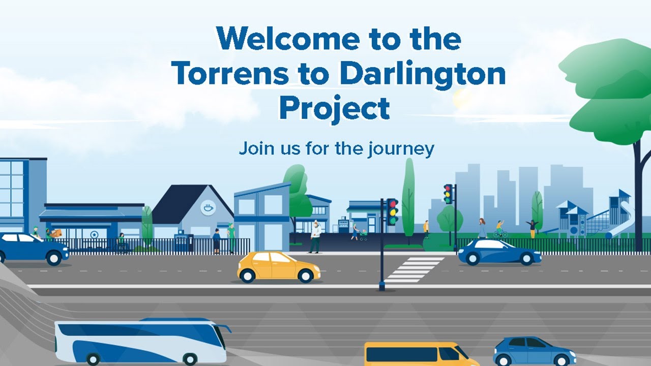 Torrens to Darlington North-South Corridor visualisation by Unsigned Studio