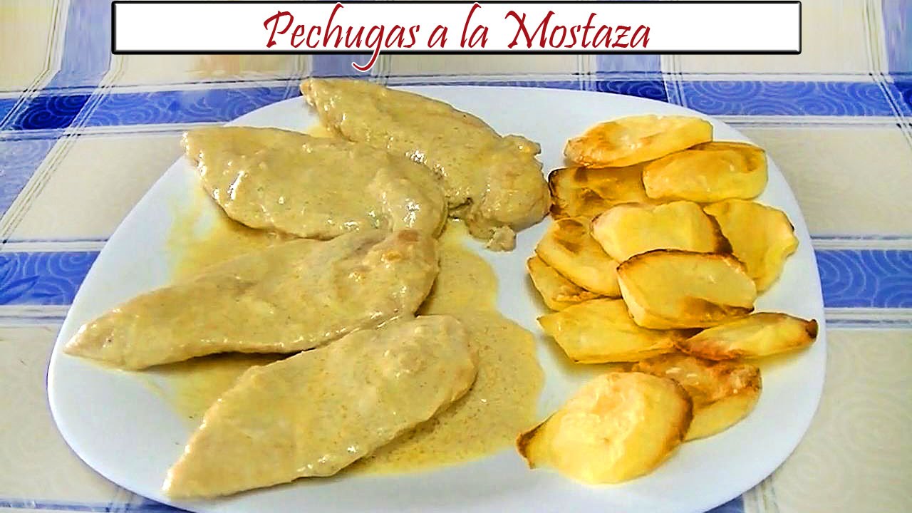 Pechugas a la mostaza | Receta de Cocina en Familia