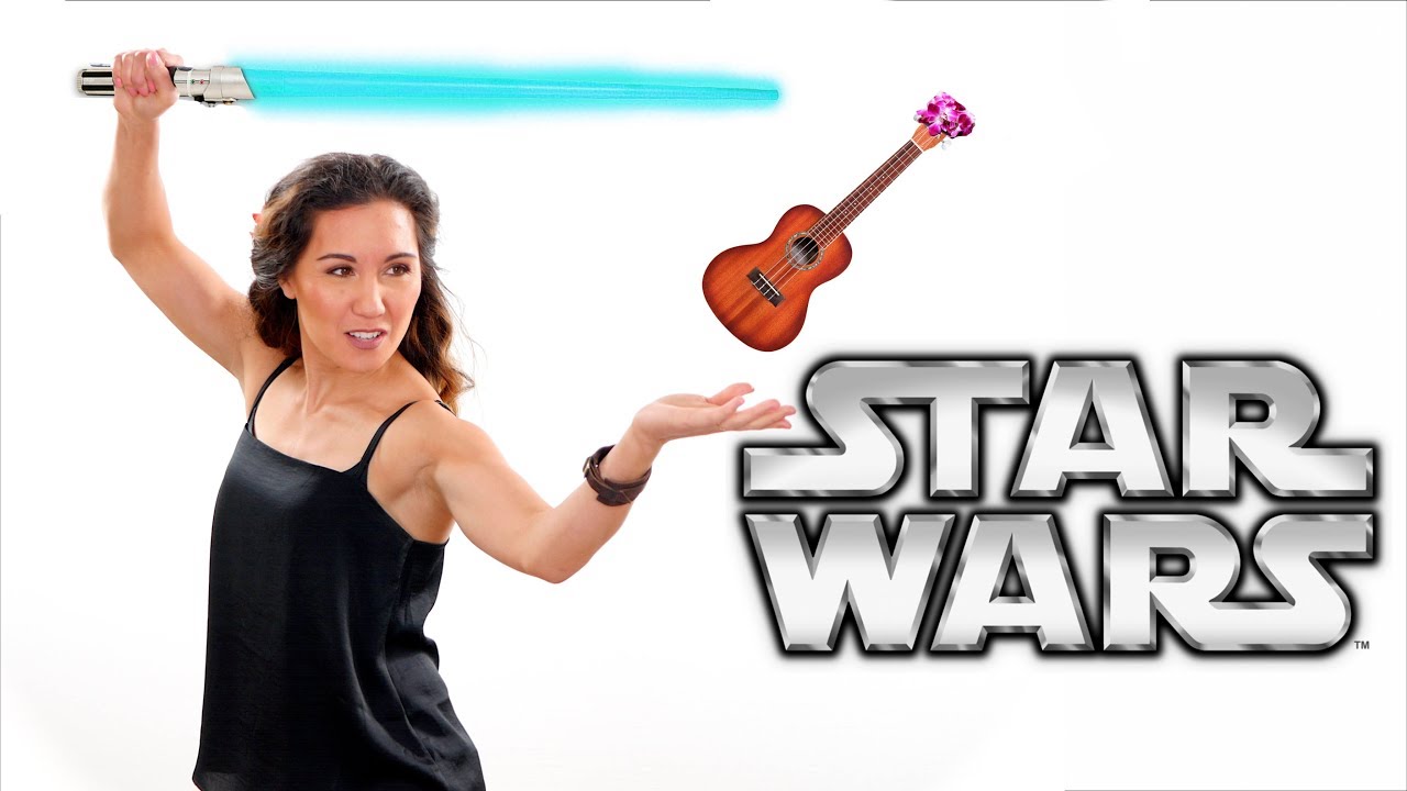 Star Wars Theme Song - Easy Ukulele Tutorial with Play Along