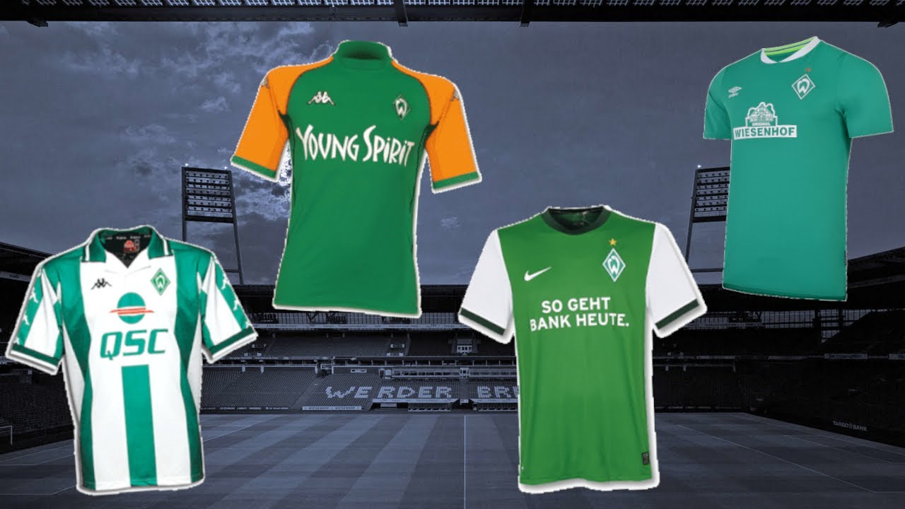 Alle Werder Bremen Trikots der Bundesligageschichte | 1963-2020