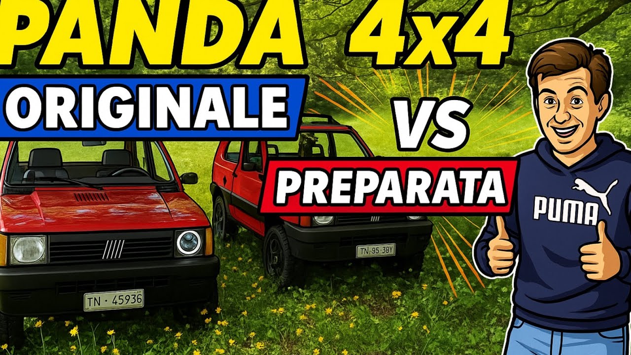 Panda 4x4: originale vs preparata