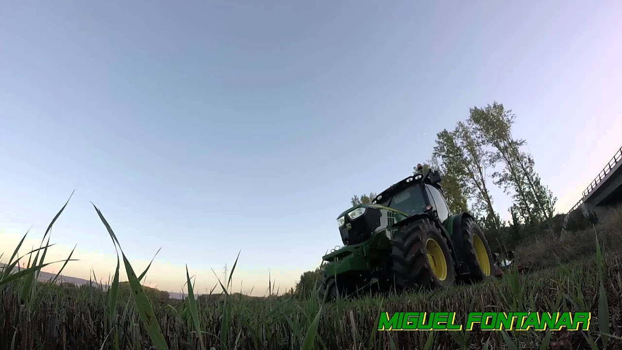 John Deere 6170R & Kverneland 4 Reversibles [Gopro HD]