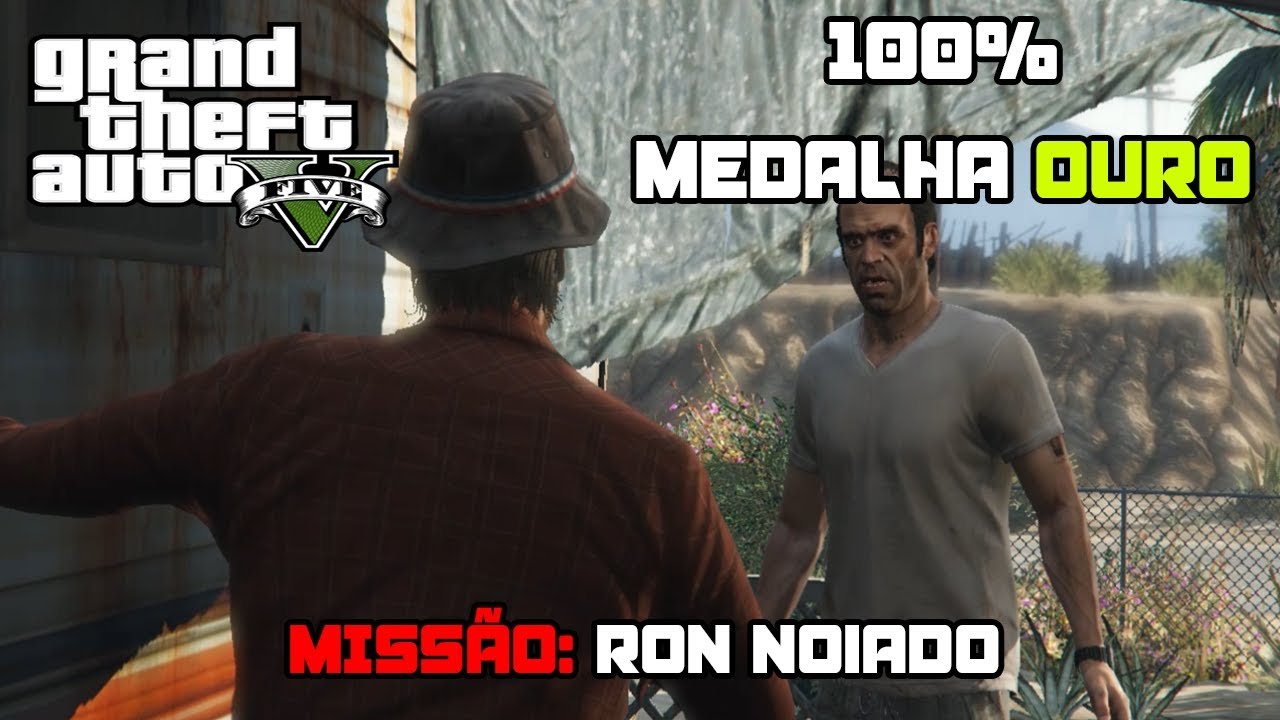 🔫Ron Noiado - Conclusão 100% Medalha de Ouro | GTA V