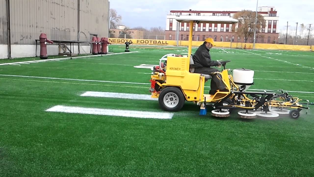 Synthetic Field Paint Removal, Grooming and Maintenance
