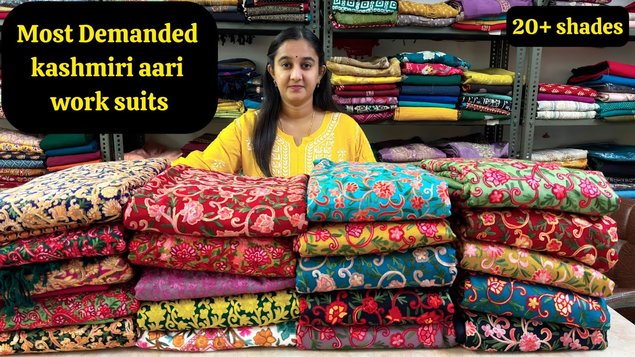 Winter special 🌹Most demanded Kashmiri aari work suits🌹 order fast 🛍️📱 9996506212🌹