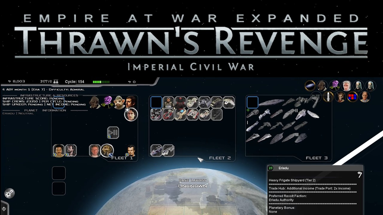 Configuring the Updated Campaign ~ S1E121.8 ~ Empire at War ~ Thrawn's Revenge