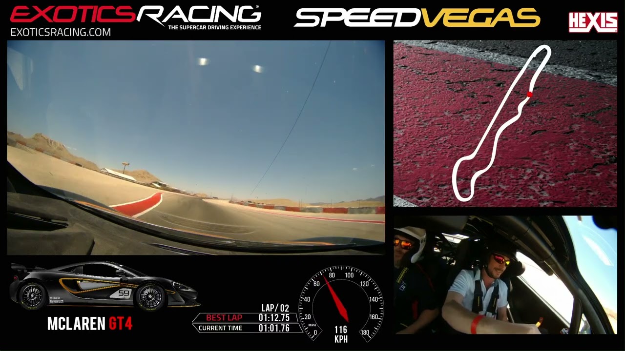 5 laps in the McLaren GT4 #speedvegas