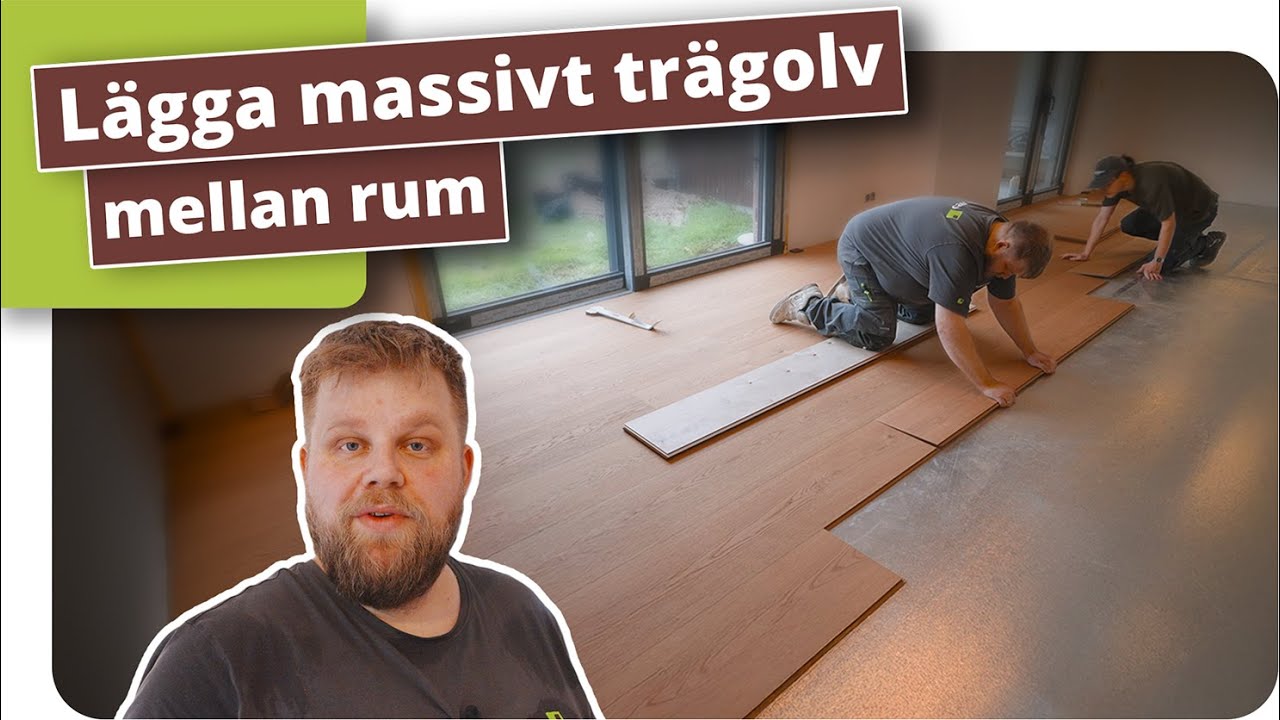Lägga trägolv på golvvärme