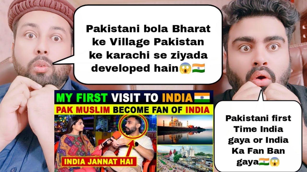 MY FIRST VISIT TO INDIA🇮🇳 PAKISTAN MUSLIM BECOME FAN OF INDIA |