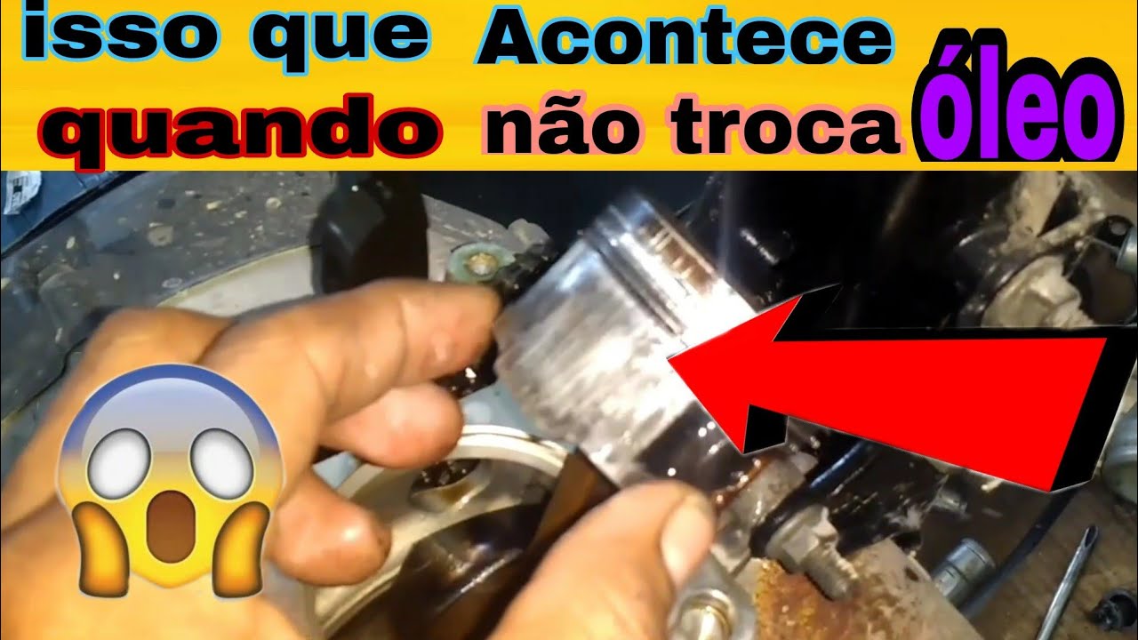 Motor com Barulho/ YBR Pist&atilde;o Batendo Saia / Troca do kit cilindro