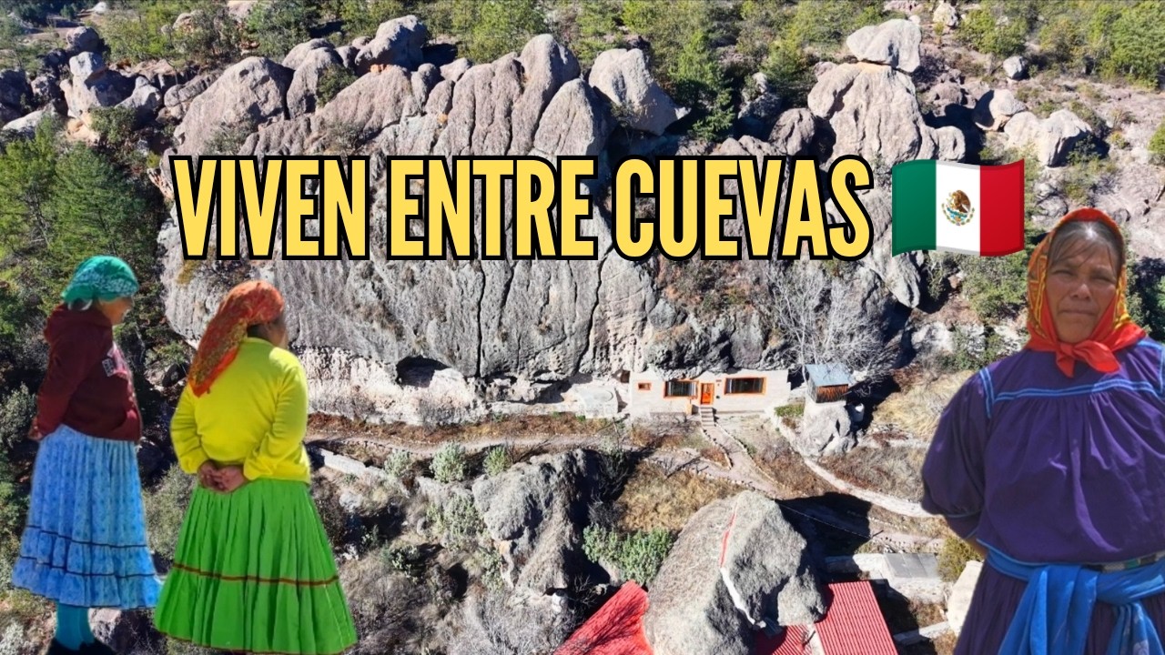 VIVEN entre CUEVAS en lo mas lejano de la Sierra TONACHI Chihuahua