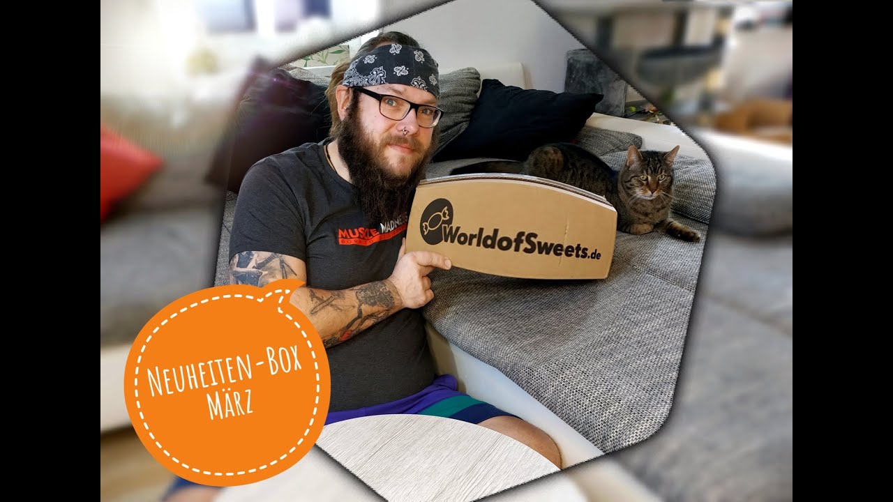 Unboxing WORLD OF SWEETS Neuheitenbox März 2022 - TASTE-TEST Naschis & Chips & Waffeln & LECKER