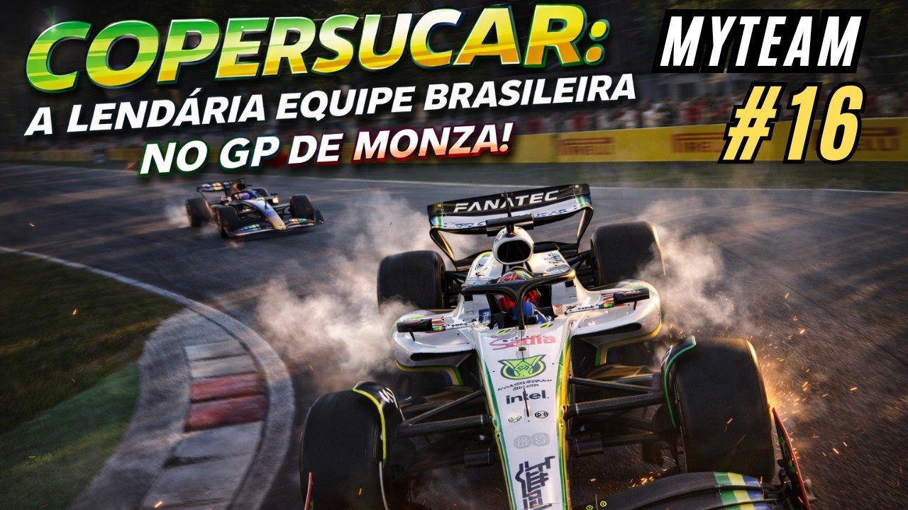 COPERSUCAR, EQUIPE 100% BR! MYTEAM, SEGUNDA TEMPORADA  F125, GP de Monza!