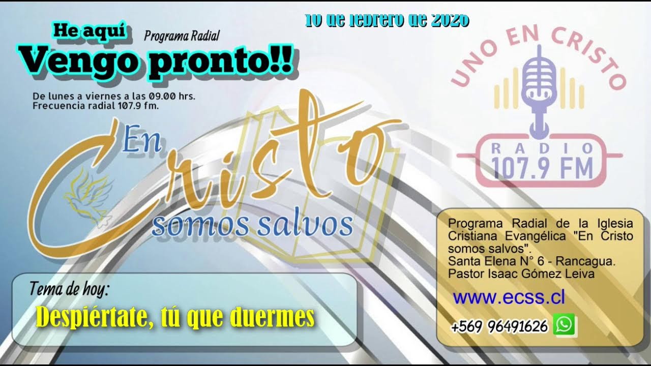 He aquí vengo pronto – 10/02/2026