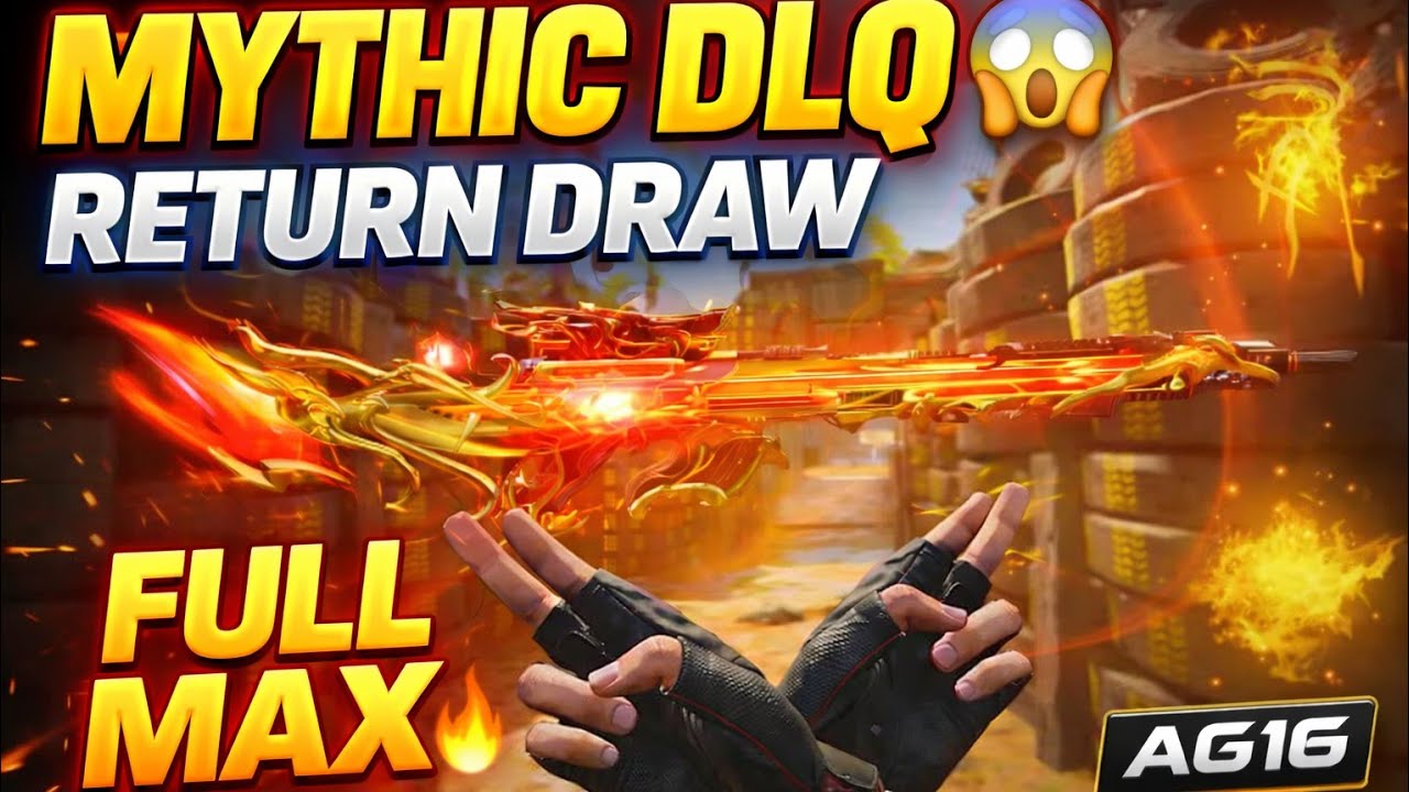 Mythic DLQ Full Max😱Total CP Cost?🤯| CODM Large Lucky Draw🎯 | AG16 Call Off Duty Mobile