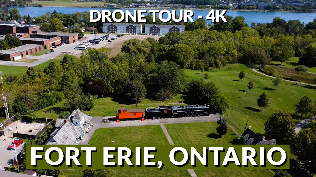 Fort Erie, Ontario: Aerial Highlights in 4K | Discover the Beauty from Above 🚁🏰
