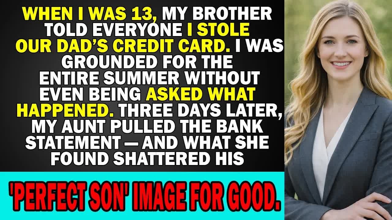 When I Was 13, My Sister Told Everyone I Stole Our Dad’s Credit Card…