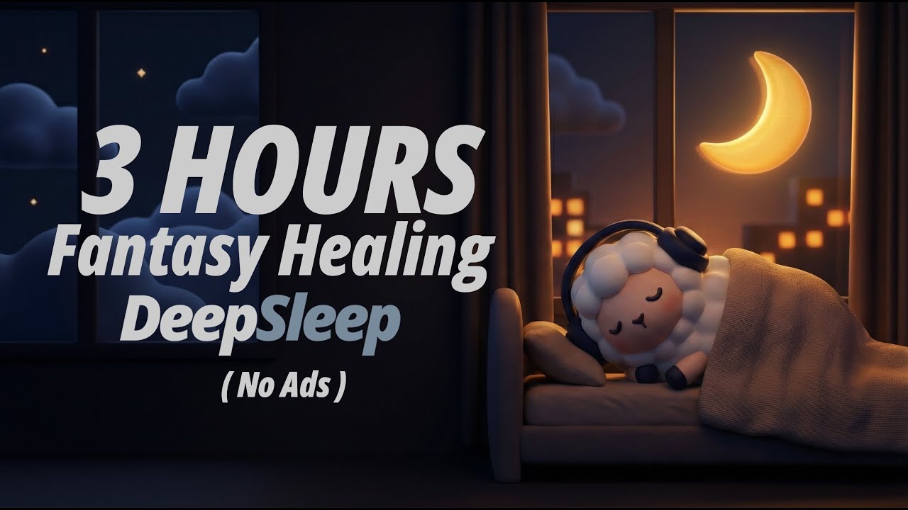 Fantasy Harp Deep Sleep in 3 Minutes: 3-Hour Relaxing Forest Ambience | No Ads | Deep Sheep