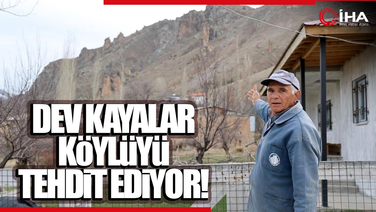 Dev Mantar Kayalar Köyü Tehdit Ediyor