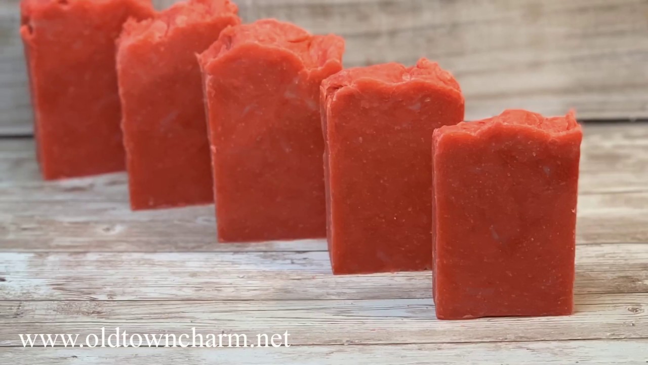 Pomegranate Hot Process Soap