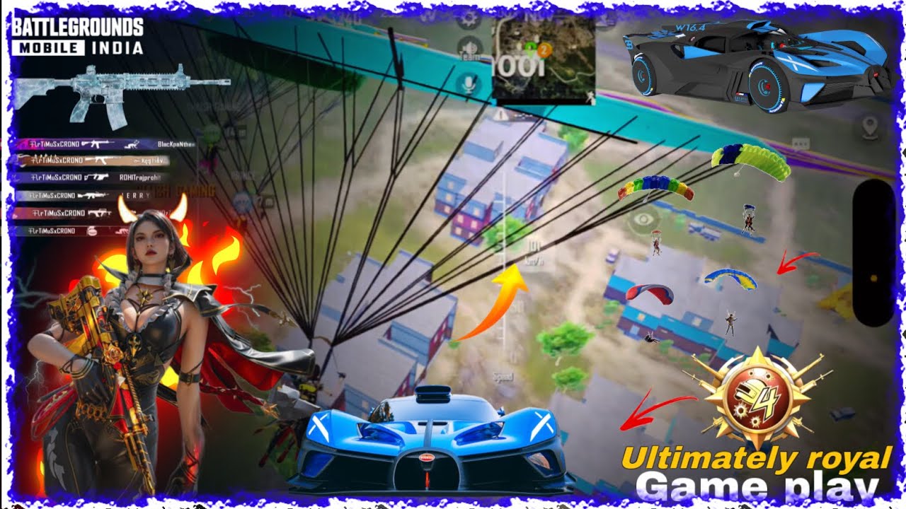 ULTIMATE ROYAL MY BEST GAME PLAY SPIDER HAPI BGMI