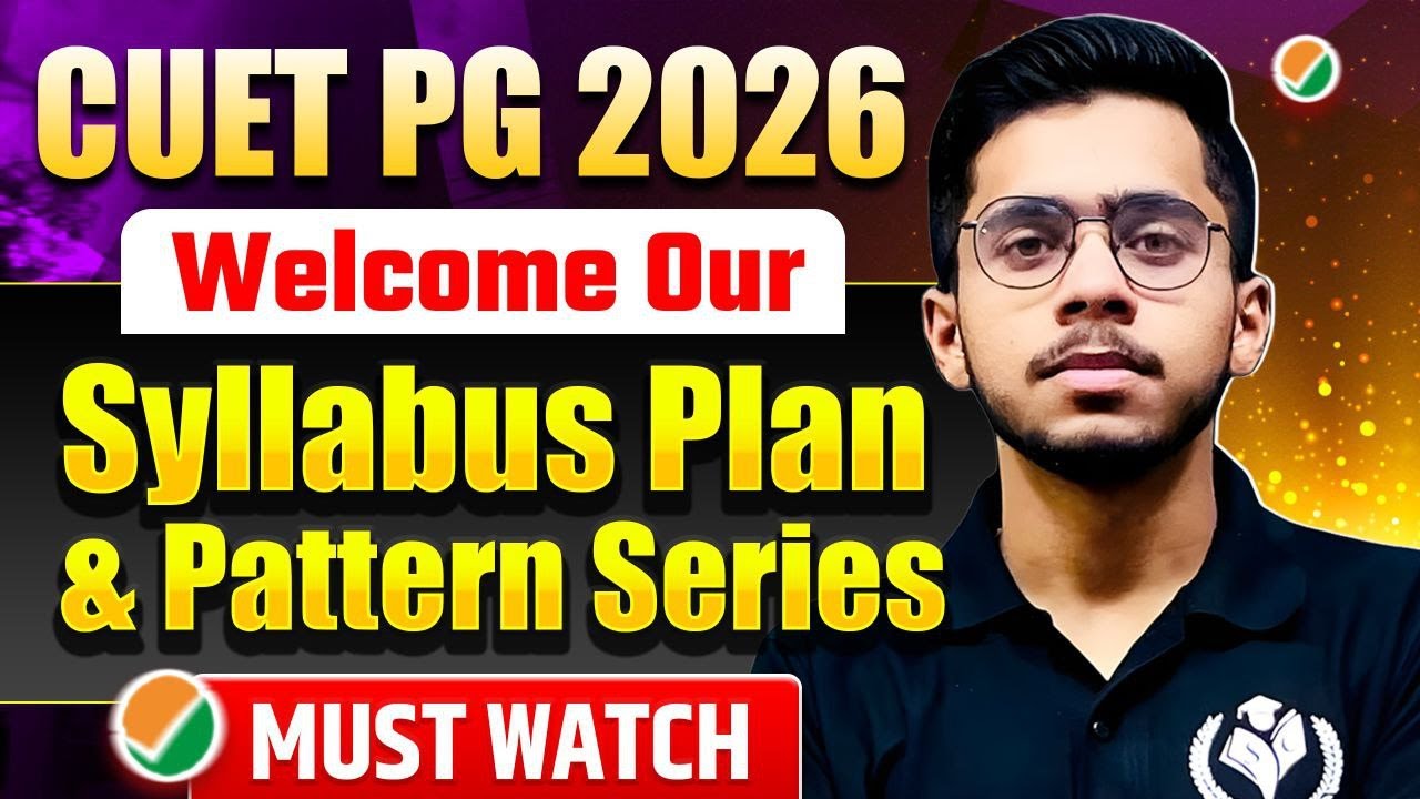 CUET PG 2026 Syllabus Plan & Pattern Series | Must Watch | Vipul Sir #cuetpgsyllabus2026 #cuetpg2026