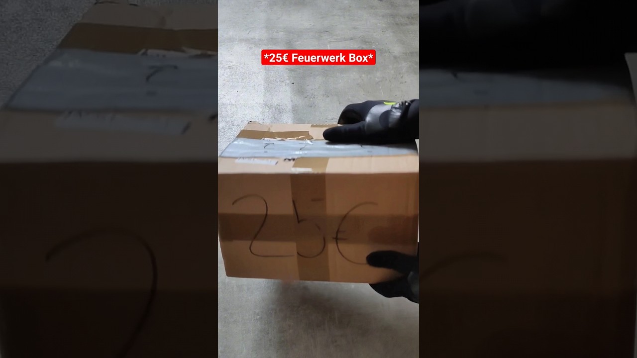 *25&euro; Feuerwerks Mystery Box* 😱🤔🧨💥 #feuerwerk #silvestervorfreude #pyro #polenb&ouml;ller #f3 #mysterybox
