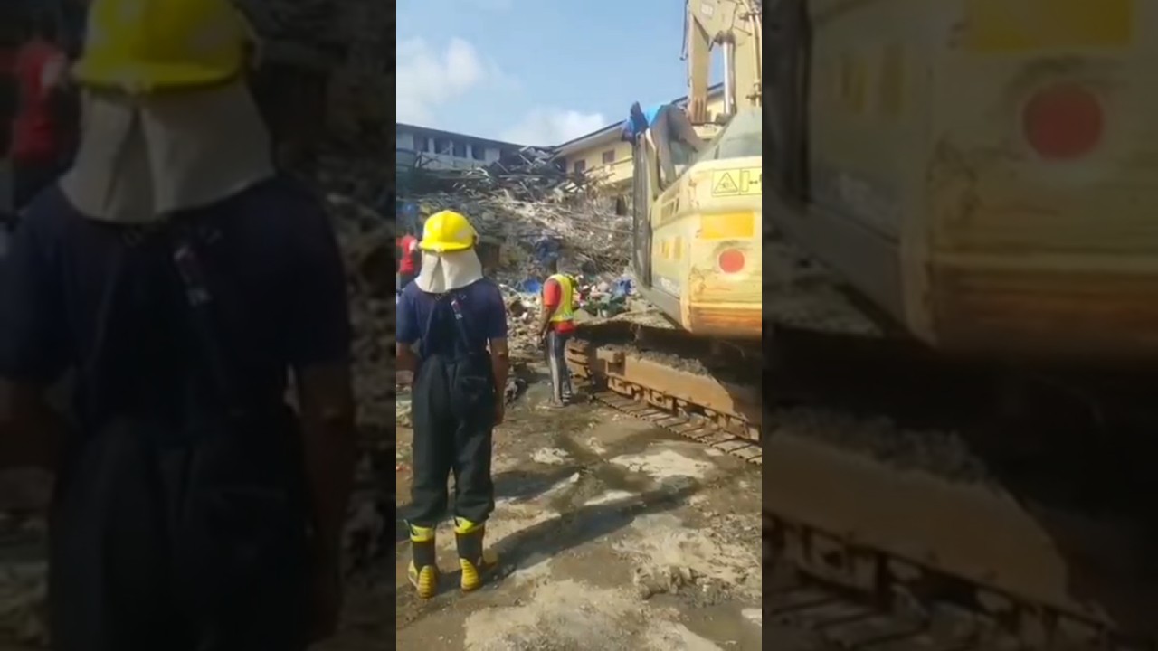 Lagos building collapse claims one life, 26 saved as rescue operation continues