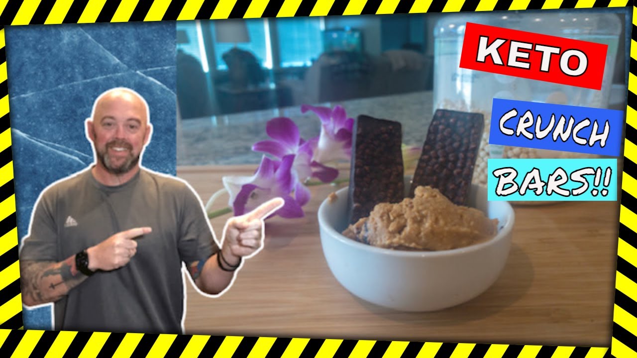 5 Minute Chocolate Keto Crunch Bars for Beginners!