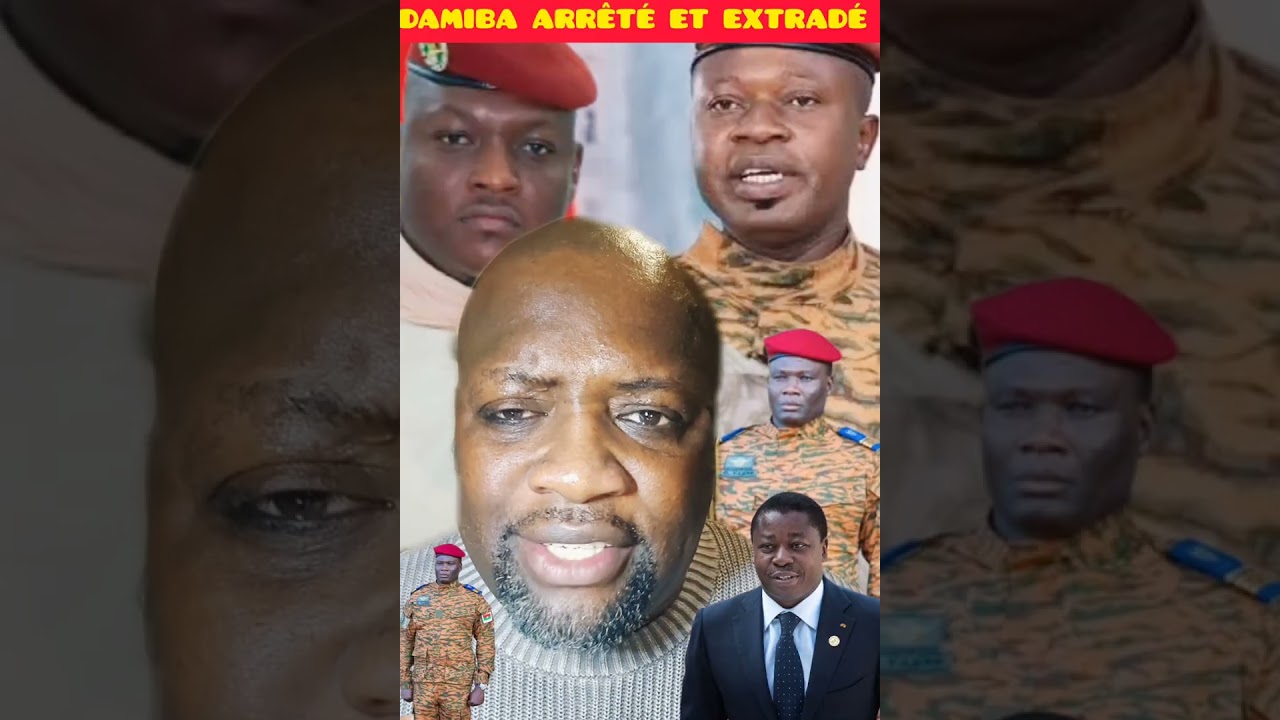 Urgent Burkina : Dambiba arrêté au Togo puis extradé au Burkina Faso. Fin de cavale.