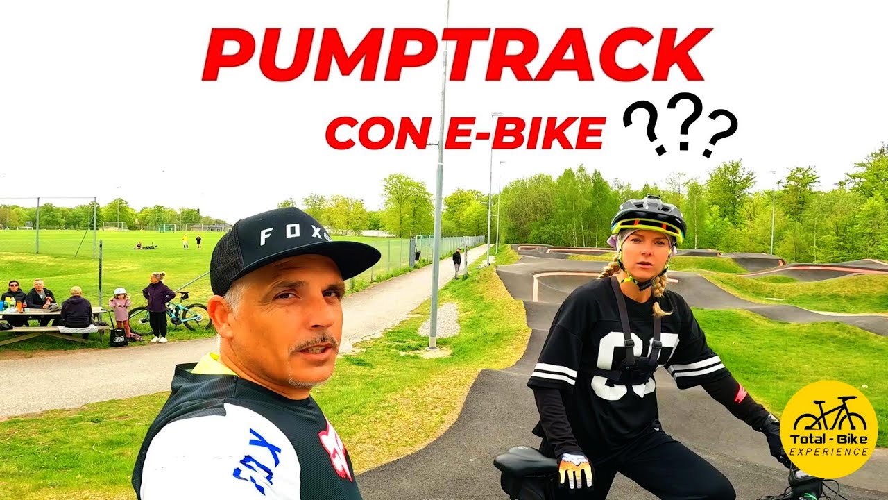 Pumptrack con ebike ¿Se puede? 🇸🇪 #mtb #mountainbike #suecia #pumptrack