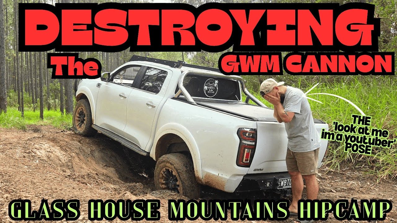 GWM Cannon PUSHED to the LIMIT at Glass House Mountains 4X4