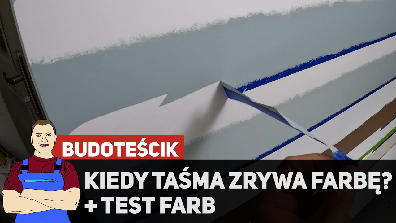 Odcinanie koloru, zrywanie taśmy, rwanie farby... BECKERS, MAGNAT, DULUX, ŚNIEŻKA