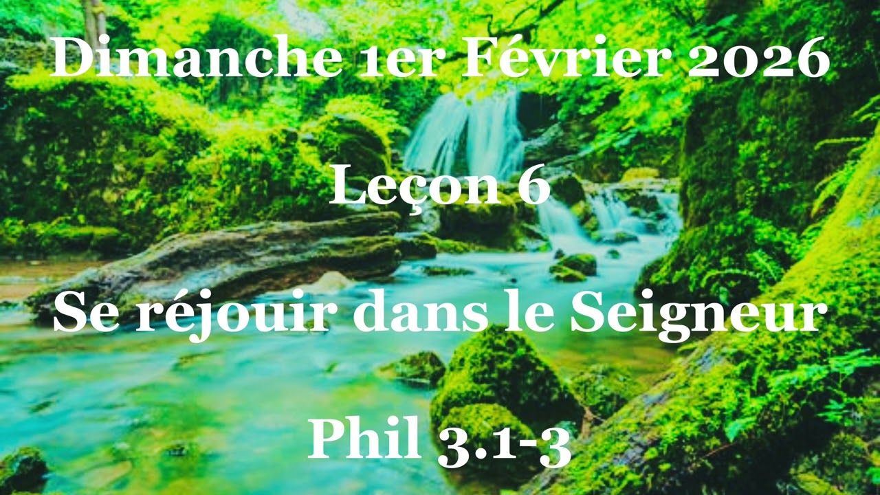 Se réjouir dans le Seigneur