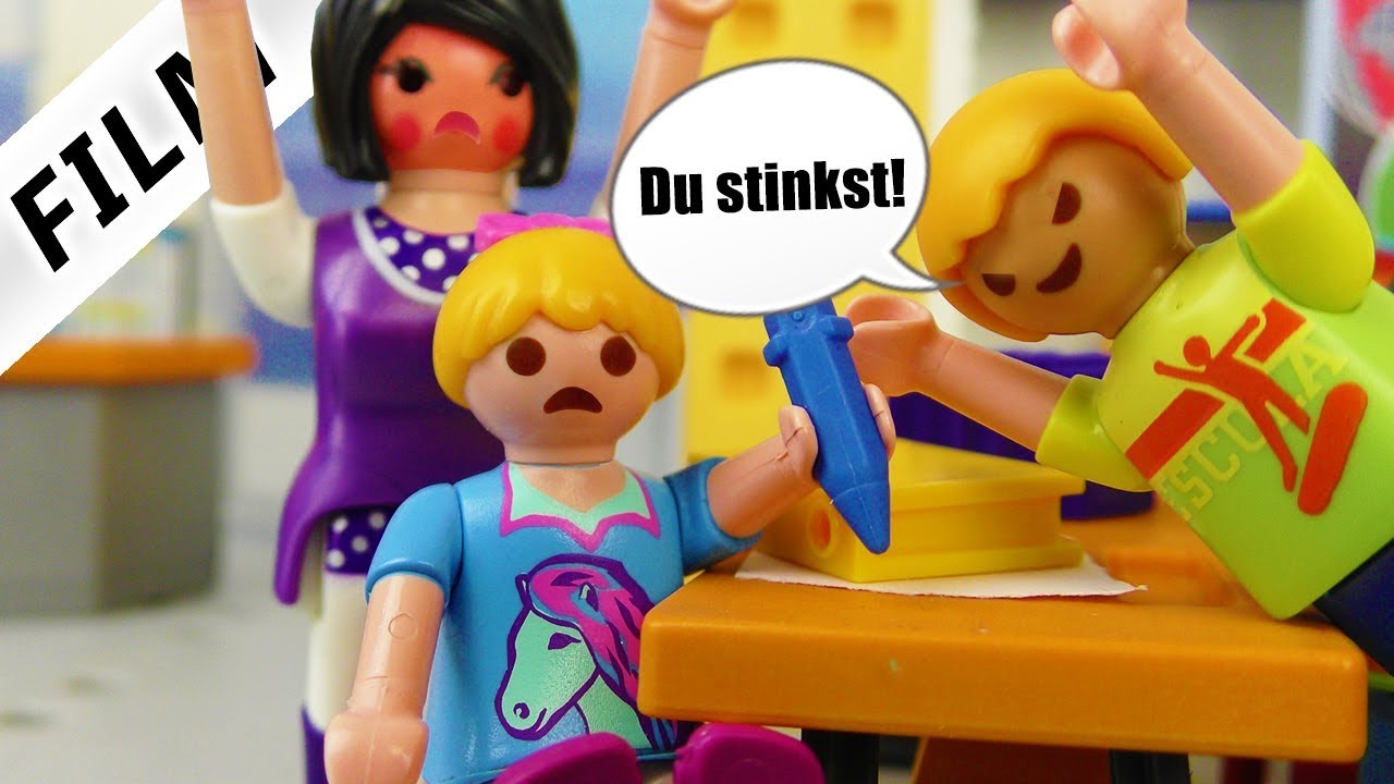 Playmobil Film Deutsch - BÖSE LEHRERIN + SCHÜLER MOBBEN HANNAH! NEUER SITZNACHBAR - Familie Vogel