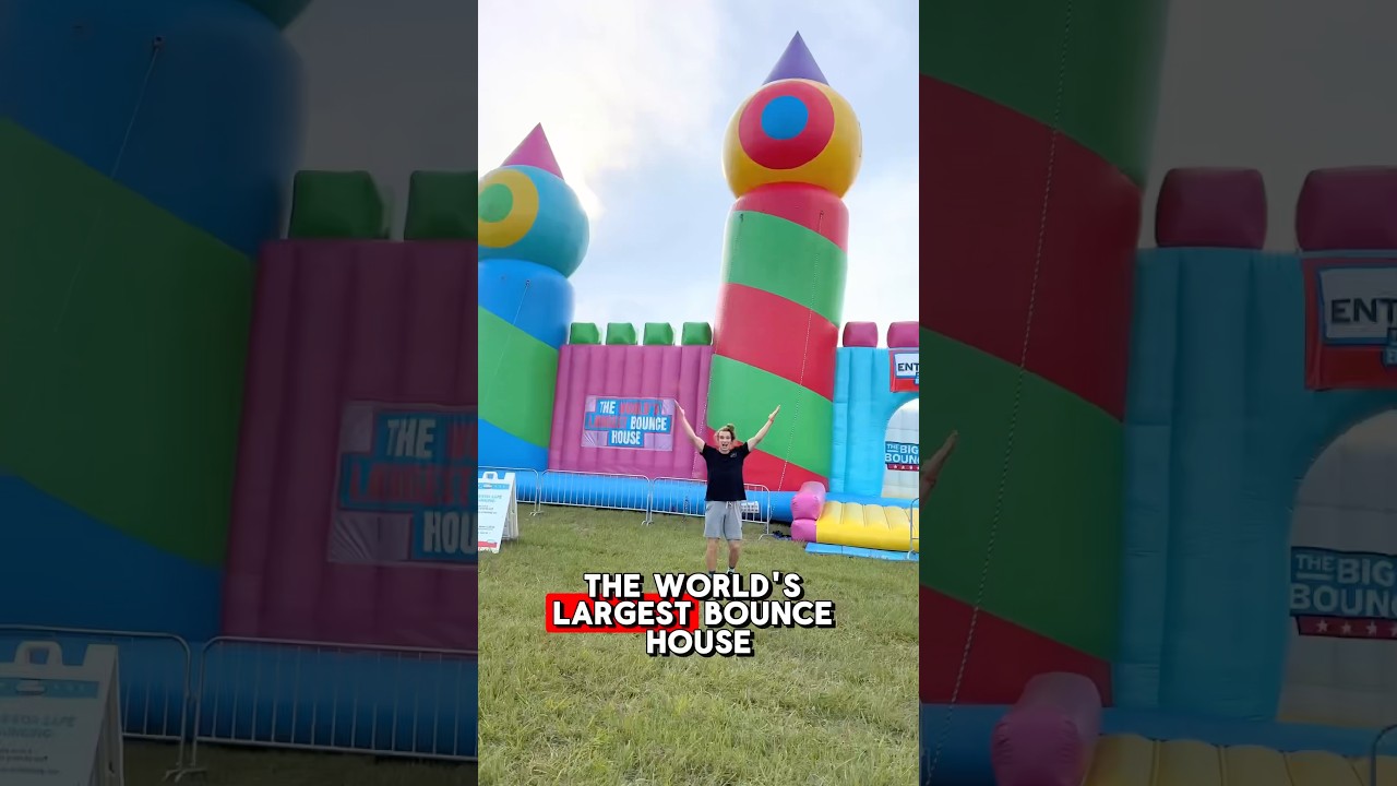 The Worlds Largest Bounce House 🤯