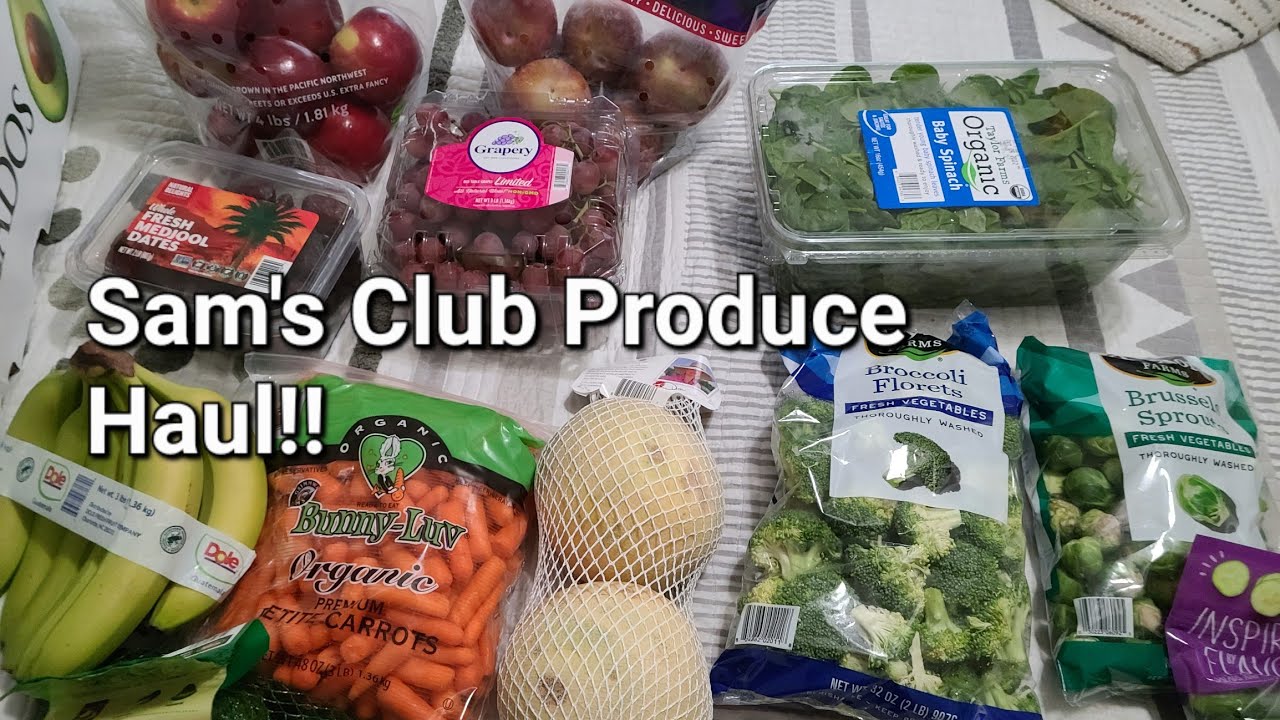 Sam's Club Produce Delivery Order!!