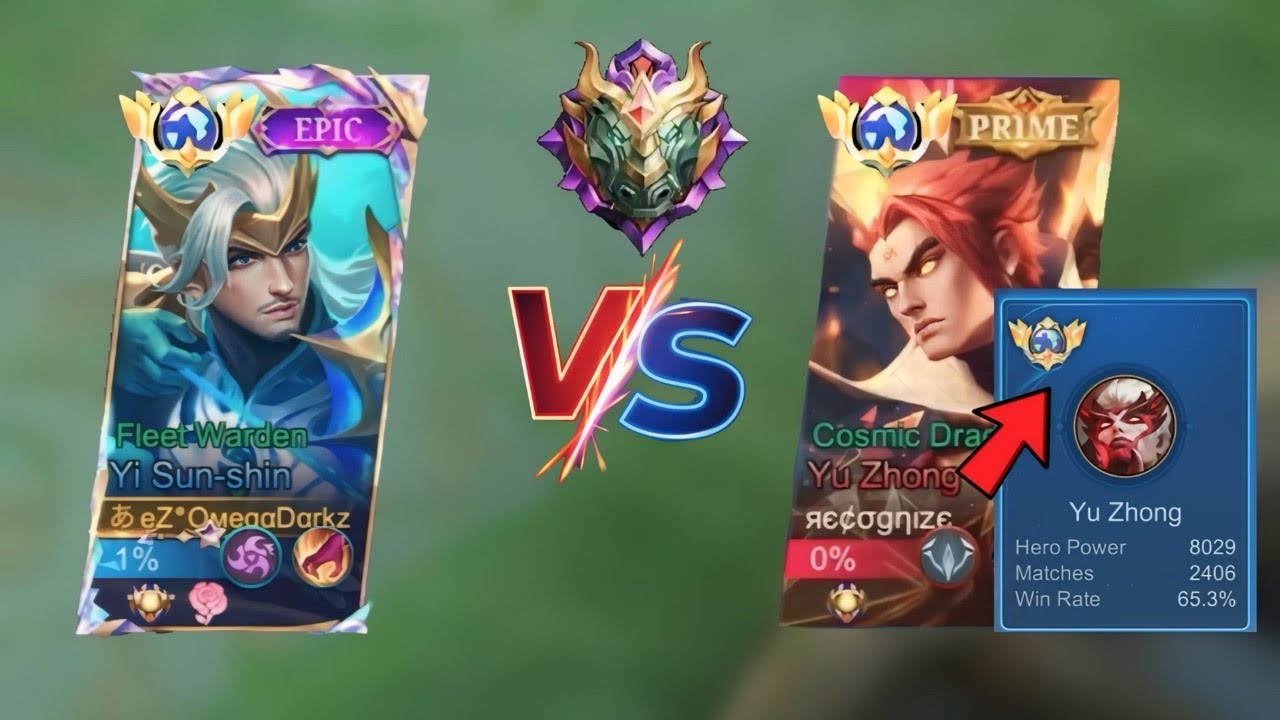 I MET TOP GLOBAL YUZHONG IN MY FIRST EPICAL GLORY MATCH !! (epic comeback)