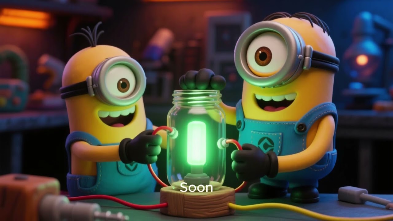 Minion Illumination (story) ---- Kids laugh and learn videos