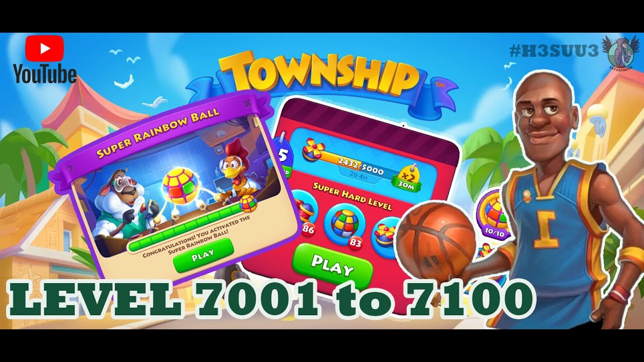 Township Gameplay - Match-3 Level 7001 to 7100
