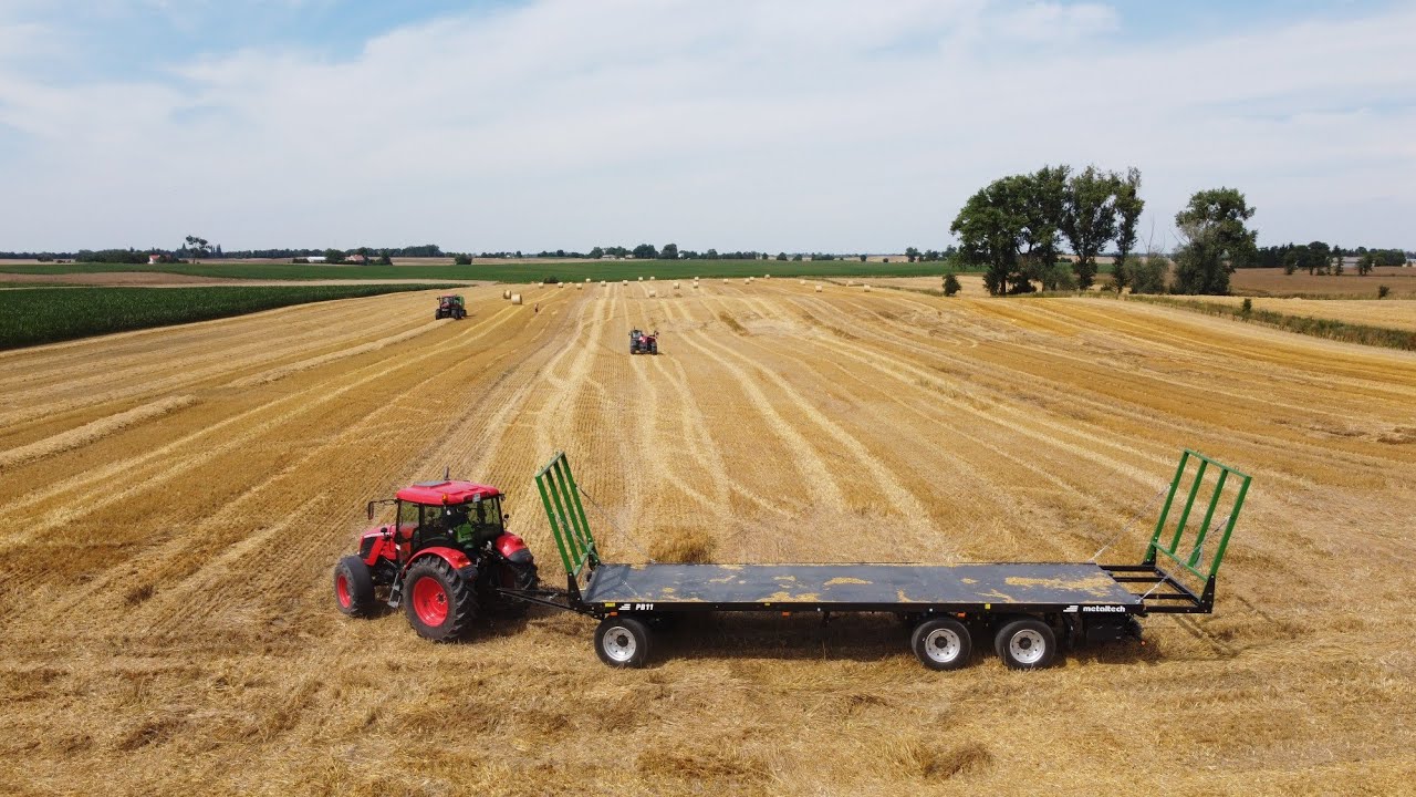 Prasowanie i zbi&oacute;r Bel 2025. Case Puma + McHale V660 |Weidemann | Zetor Proxima+ Metaltech PB11👨&zwj;🌾