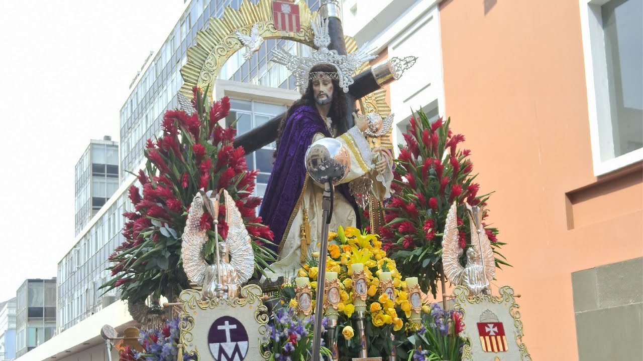 Recorrido procesional del Señor de la Caída, Domingo de Ramos - Lima 2024