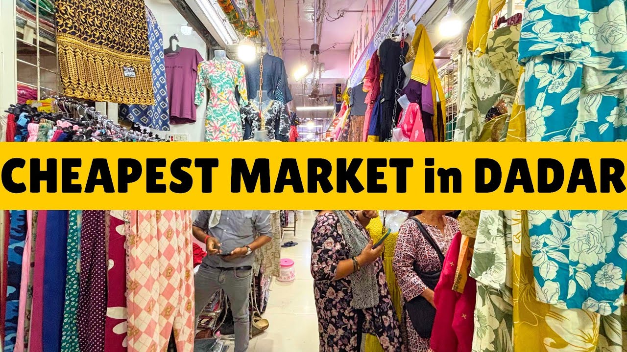 *САМЫЙ ДЕШЁВЫЙ* рынок в Дадаре🤑 | Рынок Дадар-Джанта | Декор для дома, сари и многое другое | Тор...