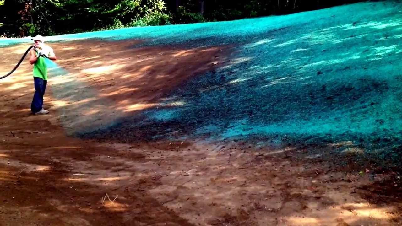 Tourbe concept pr&eacute;paration de terrain et hydro ensemencement