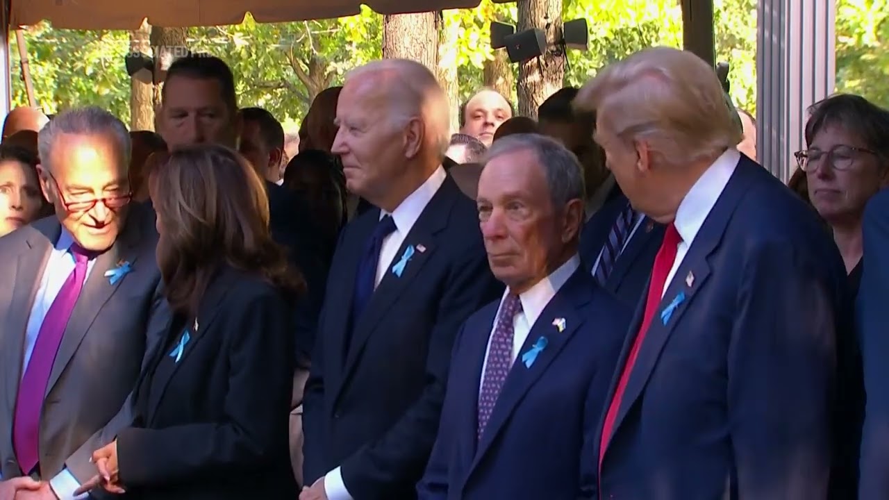 Biden, Harris, Trump and Vance attend 9/11 ceremony in New York