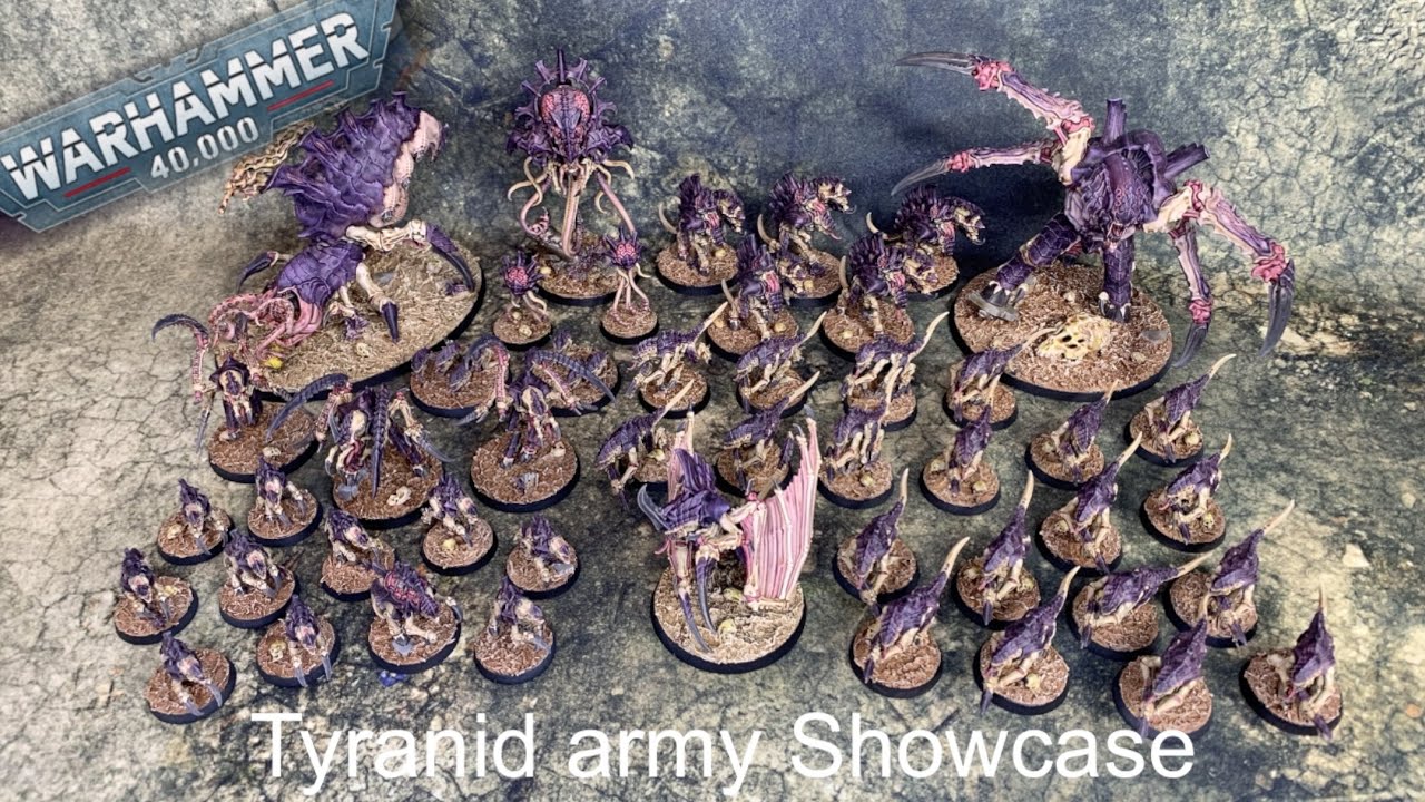 Tyranid army showcase | talking through the completed 10th edition leviathan nids