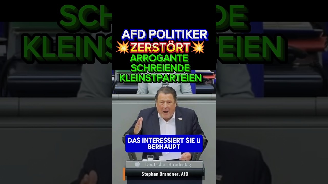 💥 BRANDNER REDE eskalierte SCHNELL⚡ #afd #weidel #aliceweidel #cdu #merz #ukraine #brandner #2026