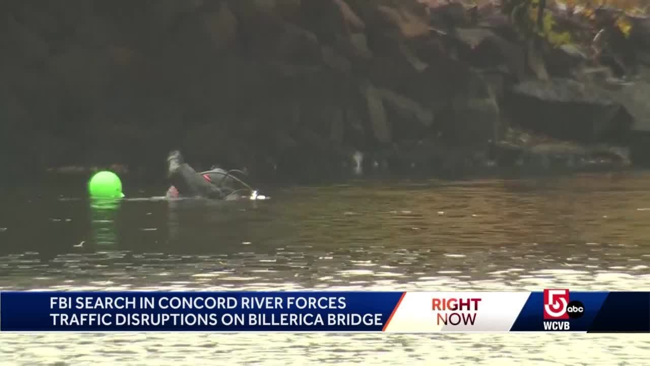 FBI conducting underwater search in Concord River